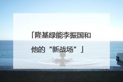 隆基绿能李振国和他的“新战场”