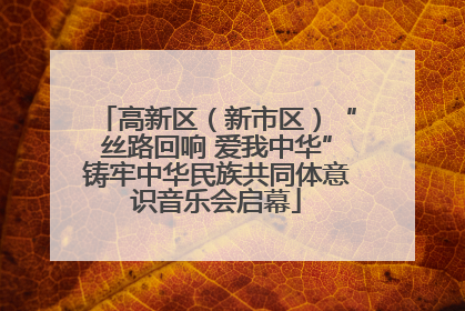 高新区（新市区）“丝路回响 爱我中华”铸牢中华民族共同体意识音乐会启幕