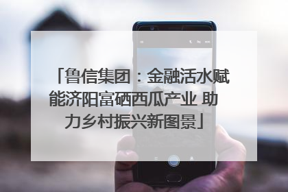 鲁信集团：金融活水赋能济阳富硒西瓜产业 助力乡村振兴新图景