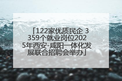 122家优质民企 3359个就业岗位2025年西安-咸阳一体化发展联合招聘会举办