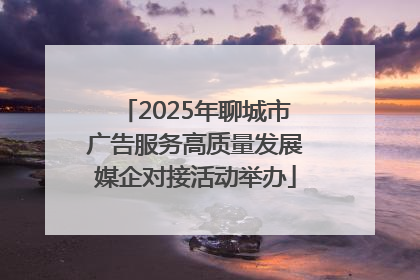 2025年聊城市广告服务高质量发展媒企对接活动举办