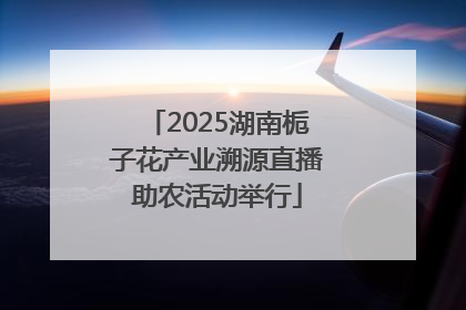 2025湖南栀子花产业溯源直播助农活动举行